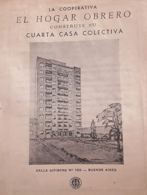 El hogar obrero. Cuarta casa colectiva